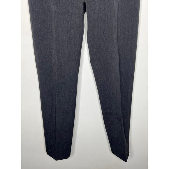 NWT J McLaughlin Sydney Slim Side Zip Straight Pant Charcoal Women's Size 4 - Picture 4 of 7